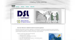 Desktop Screenshot of dslconsult.com.br