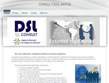 Tablet Screenshot of dslconsult.com.br